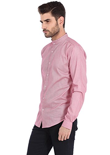 Image of BASICS 100% Cotton Checked Shirt for Men | Slim Fit | Everyday Smart Casual Wear | Full Sleeve