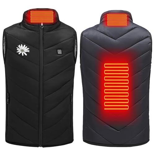 chaleco calefactable Chaleco calefactable para niños chaleco de forro polar chaqueta eléctrica con calefacción Para Exterior Cámping Senderismo Golf chaleco térmico para niños y niñas (4-15Años)