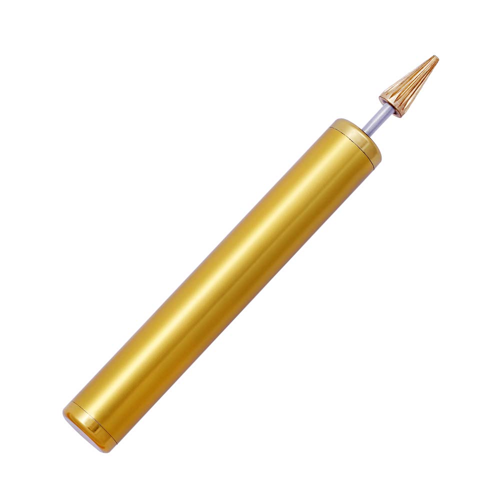 BUTUZE (Gold) - MIUSIE Convenient Leather Edge Dye Pen-Colourful Edge Roller Applicator -Essential Leather Edge Printing Tool for Leather Craft DIY/Leather Working/Leather Making