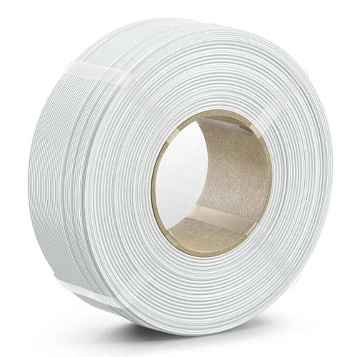 Image of PETG Filament 1.75mm, 1kg(2.2lbs) SUNLU Refill 3D Printer Filament, 1.75mm Dimensional Accuracy + /- 0.02mm, White