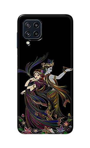 Image of Lord Radha and Krishna Hard Back Case Cover for Samsung Galaxy M32 (4G) / Samsung F22 (4G) / Samsung M22 (4G) Back Cover -(J5) VNS2223