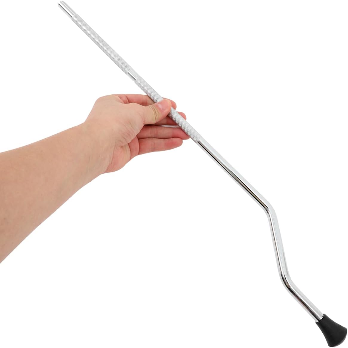 Floor Tom Drum Legs 3-Pack 18.50 Inch Metal Replacement Legs with Anti-Slip Feet for Drum Set Hardware and Percussion Mounts