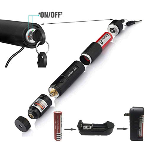 JUSHOOR Green Light Pointer Chaser Toy with Green Dot for Hunting Hiking