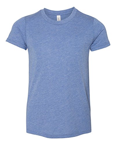 Bella + Canvas Youth Triblend Short-Sleeve T-Shirt L BLUE TRIBLEND2