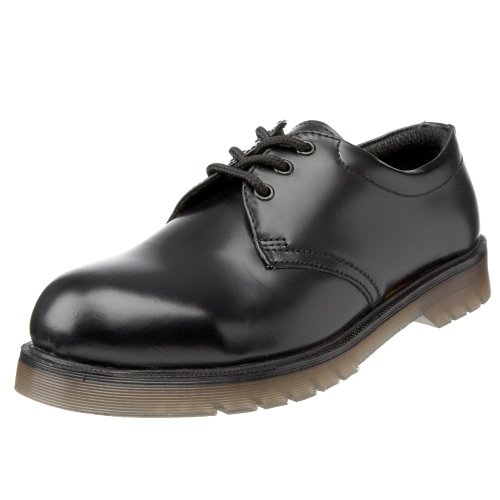Sterling Safetywear SS100 Size 8 - Calzado de protección de cuero para hombre, color negro, talla 42