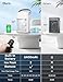 FANCOLE Small Air Conditioner, 5400mAh Built-in Battery Evaporative Air Cooler, 2Ice Packs, 7H Timer Smart Auto-Off &Remote, 7Lights, 1200ML Water Tank, 2-Level Mist, 3-Speed Personal Air Conditioner