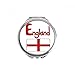 England National Flag Red Pattern Hand Compact Mirror Round Portable Pocket Glass