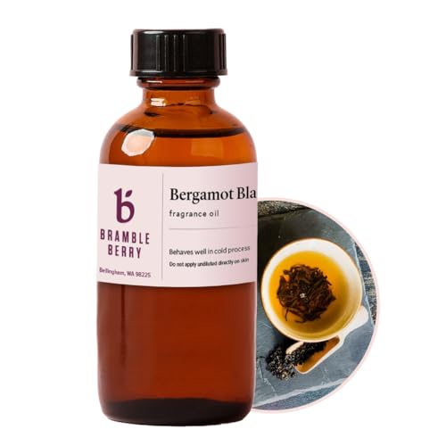 Image of Bramble Berry Bergamot Black Tea Fragrance Oil 2 oz | Citrus Herbal Scent for Soap Making, Candles, Lotion, Bath Bombs & Perfume | Skin Safe, Vegan, Paraben & Phthalate Free
