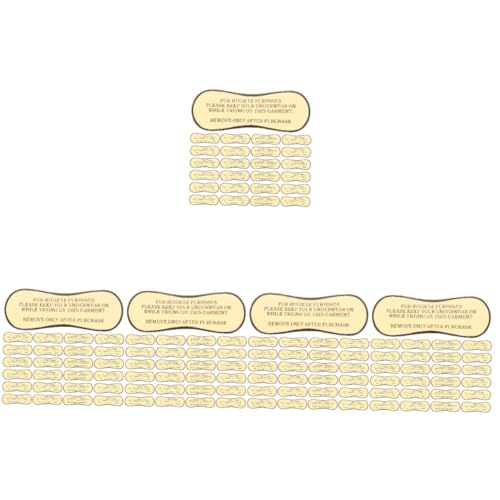 Autocollants de protection maillots de bain lot de 50 étiquettes lingerie