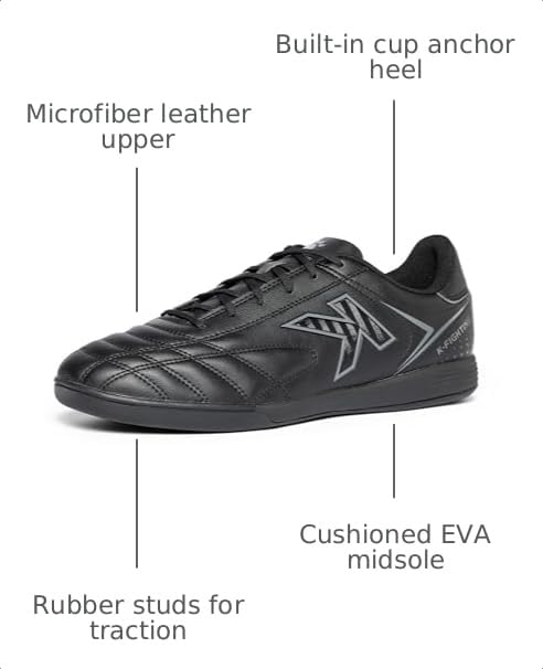 Image of KELME Turf Soccer Shoes Men Indoor Soccer Cleats for Womens Trainer Futsal Football Cleats Sneakers for Youth