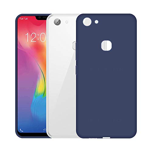 Image of Case Creation Luxurious OG Series for Vivo Y83 Case Cover,Anti-Dirty Slim Case Frosted Matte Cute Candy TPU Raised Bezel (Splash of Color) Back Cover for VivoY83 -Navy Electric Blue