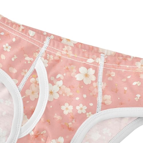 KLL Cherry Blossoms Toddler Boys' Cotton Briefs Underwear Breathable Undies4