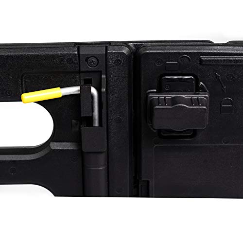 WEILEITE Stowable Tailgate Bed Extender Brackets Kit for Trucks Compatible with Ford F150 2015-2021 Replaces FL3Z-99286A40-C - Thumbnail 5