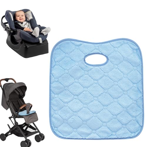 Funda Silla Coche Bebe Protector de Asiento de Coche Bebé Protector Asiento Coche Silla Bebe Universal Colchoneta Silla Paseo Impermeable y Absorbente 32×30CM