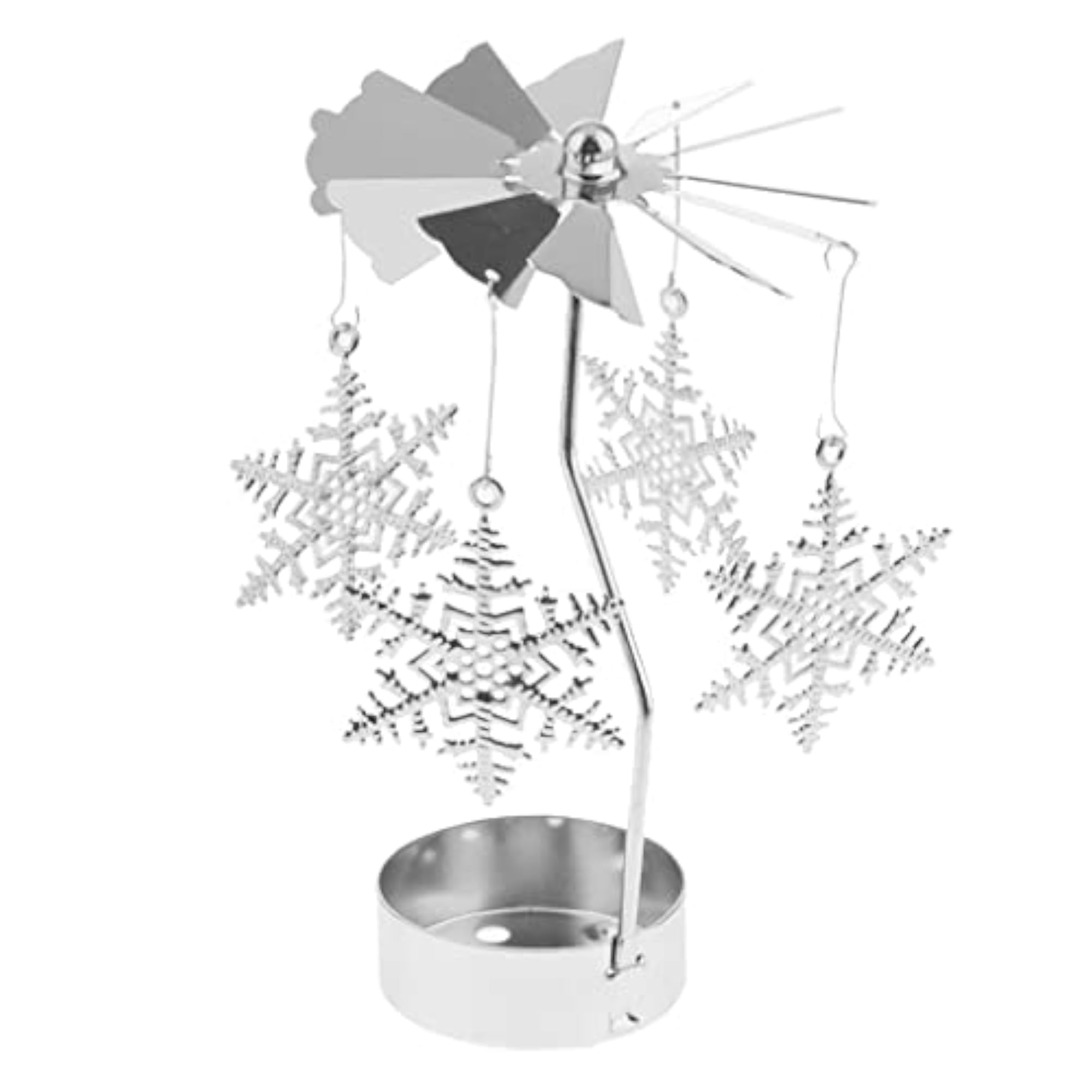 Christmas Rotating Candle Tea Light Holder