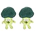 Toyvian Giocattoli Vegetali Imbottiti 2 Conteggio di Broccoli Ripieni di Peluche Vegetali Cuscino per Verdure Broccoli Cuscino per Bambini Broccoli Peluche Giocattolo