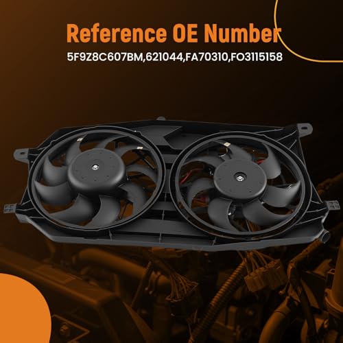 Image of maXpeedingrods Radiator Cooling Fan for Ford Five Hundred Freestyle 2005-2007, for Mercury Montego 2005-2007, 5F9Z8C607BM 621044 FA70310
