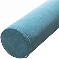 Halskussen Cilindrisch Kussen Voor Lendenondersteunend Nek Rug En Benen Nekrolkussen Rond Rolkussen Cilinder Kussen Voor Bed, Slaapbank, Armleuning Lendensteunkussen(Oranje,20x100cm/8x39in