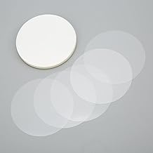 Hztyyier 100Pcs Button Maker Parts, 58MM Clear Badge Protective Film for DIY Badge Maker