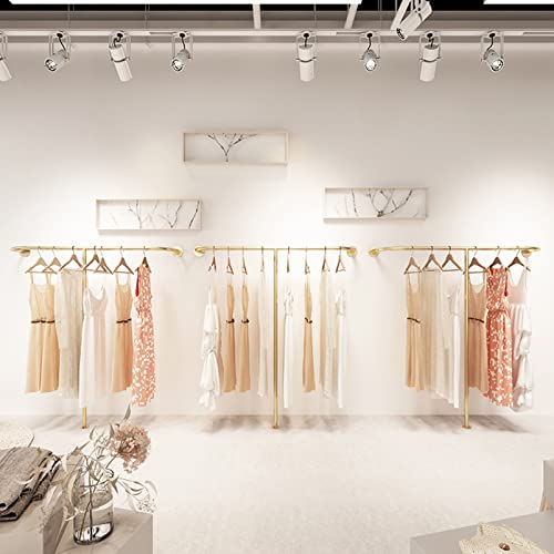 Expositor de ropa de pared elegante con acabados de alta resistencia 5