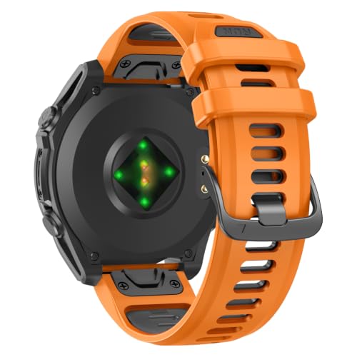 U-LIMVE Garmin Fenix 8 47mm/7 Pro/7/6 Pro/6/5/5 Plus/Fenix E�p | 22mm �V���R�����N�C�b�N�t�B�b�g�o���h Epix Pro 47mm/Quatix 8 47mm/7/6/5/Tactix 8