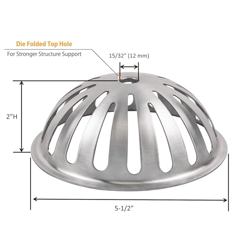 Colador Dome Leyso Acero Inoxidable 304 5.5" x 2" miniatura 2
