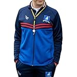 Men Ted Lesso Jason Sudeikis Brendan Hunt Blue Football Coach Track Suit Jacket - Image 2