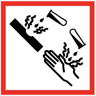 NMC National Marker GHS403AP Corrosion Glow Label