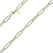 Produktbild Schmuck Krone 5,5mm Paper Clip Kette in Kordel-Muster Halskette Collier 585 Gold Gelbgold 45cm