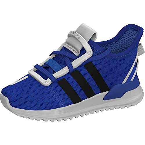 adidas Originals Unisex-Kid's U_Path Run El I Crib Shoe, Glory Blue/Black/White, 5.5K