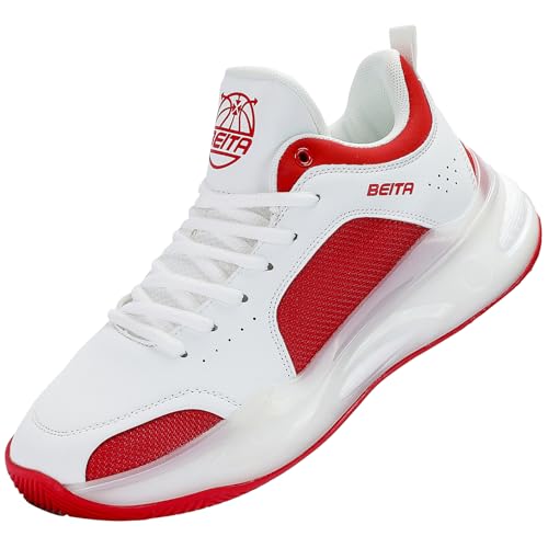 Image of Beita Basketball Shoes for Men High Upper Sneakers Breathable Sports Shoes Anti Slip