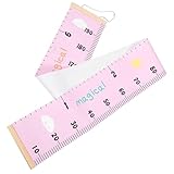 DECOMELODY 部屋装飾用身長計 北欧風壁掛け成長記録チャート 雲デザイン 測定簡単 軽量設置可能 キッズ成長管理用