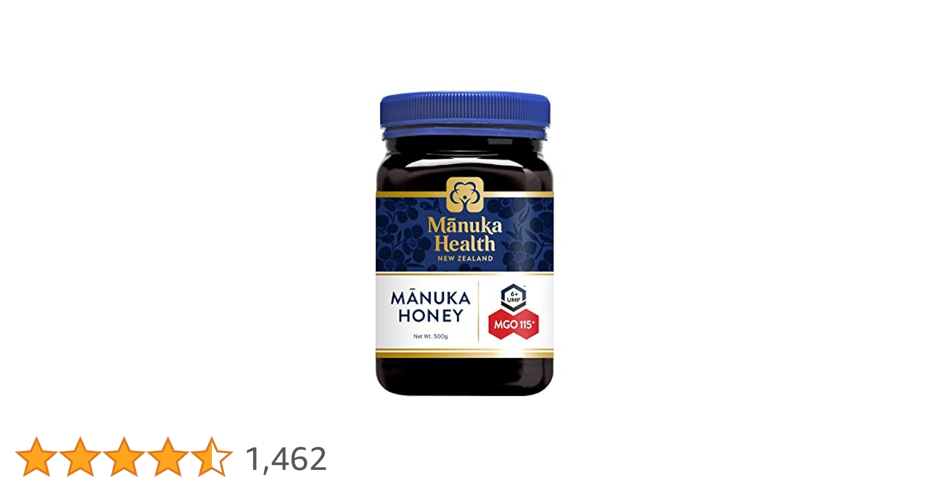 マヌカハニー MGO115+ マヌカヘルス 500g はちみつ 6+UMF 2つ マヌカヘルス MGO115+/UMF6+ | MANUKA HEALTH公式オンラインショップ