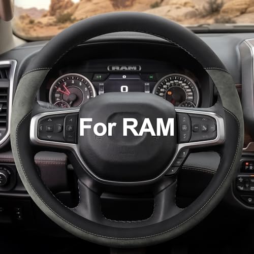 West Llama Customized Auto Car Steering Wheel Cover for Dodge