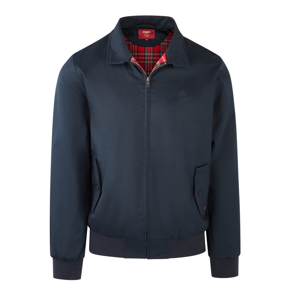 Merc Men's Blue Of London Harrington Jacket, M