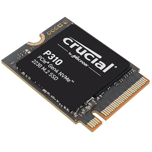 Image of Crucial New 2024 P310 1TB PCIe Gen4 2230 NVMe M.2 SSD - Up to 7,100 MB /s - Uplevel Your Console - Internal Solid State Drive (PC) - CT1000P310SSD2