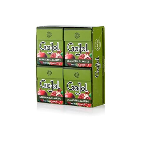 Ga-Jol Grün Granatapfel Lakritz-Pastillen 8 x 23g Cover