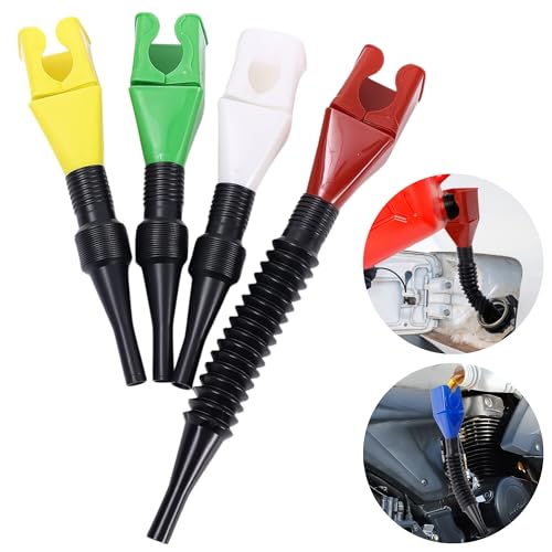 Funil Automotivo Para Gasolina Oleo Combustível Agua Mangueira Dobrável Extensível Flexível Sanfonad