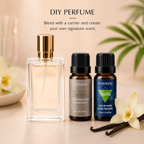 Image of BURIBURI Coconut Vanilla Essential Oil Set for Wax Melts 10ML