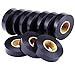 LICHAMP 10-Pack Black Electrical Tape Bulk Set, 3/4 Inch by 66 Feet 10 Rolls, Professional Grade UL and CSA Listed, PVC General Purpose Electrical Tape