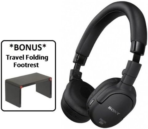 Sony MDR-NC200D Digital Noise-Canceling Headphones withBONUS Travel Folding Footrest