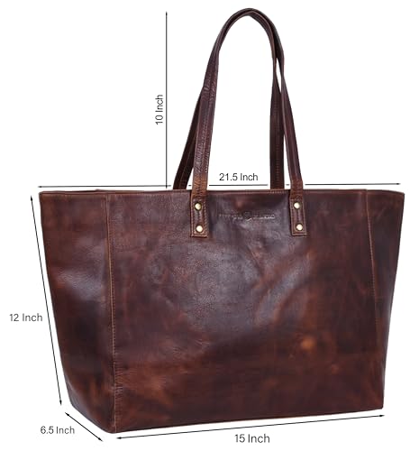 Bolso de cuero Antonio Valeria Avery Tote para mujer miniatura 2