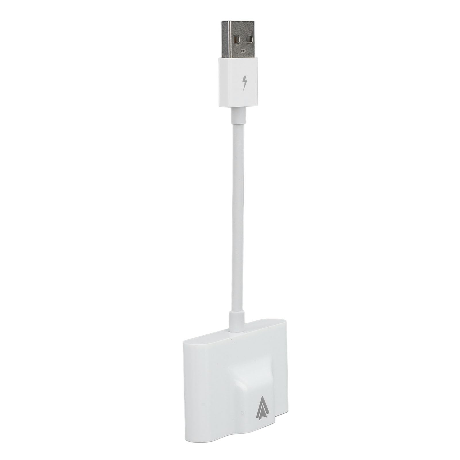 BAFOVY Wireless Car Adapter, Plugin for Easy Connection, Weight 36g, Material ABS, Compatible with 10.0 and Newer, 11 and Newer Connection in 3 Steps (WHITE)