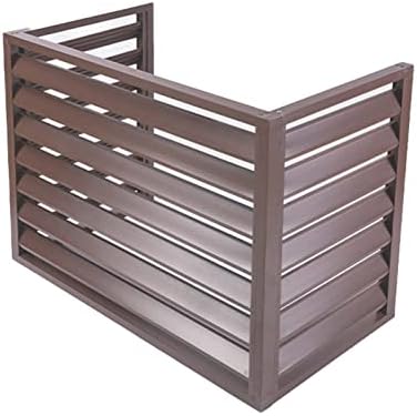 Outdoor Air Conditioner Cover - Weatherproof Aluminum Protection for AC Units - Privacy Screen & Garden Blinds - Versatile Planter Cover for Home & Patio.