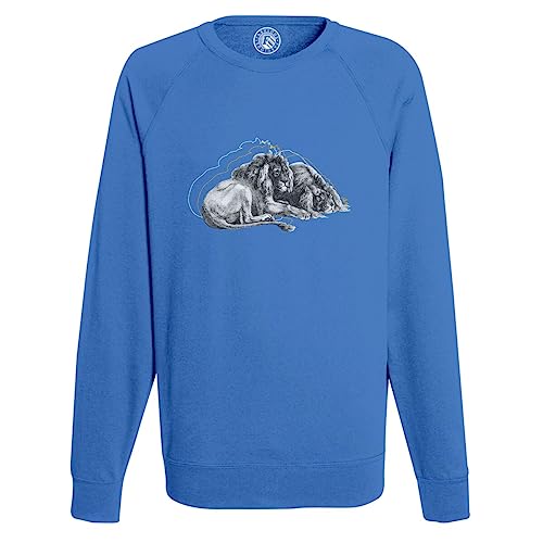 Sweat shirt homme lion gravure | Finis les pulls basiques sans personnalité