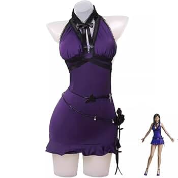 Amazon.co.jp: [Mjkzz] FF7 リメイク ティファ 礼服 コスプレ