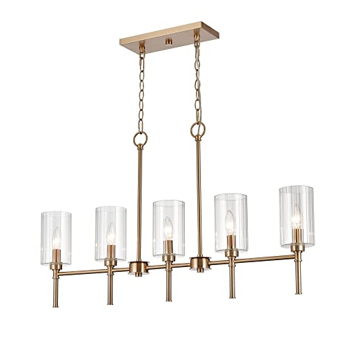 Millennium Lighting Chastine 5 Light Chandelier Ceiling Fixture In Modern Gold #TOP1