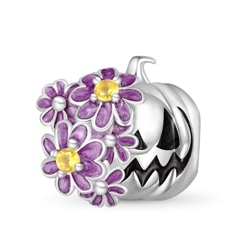Image of GNOCE Halloween Charm Bracelet Fit Pandora Beads for Women Gift