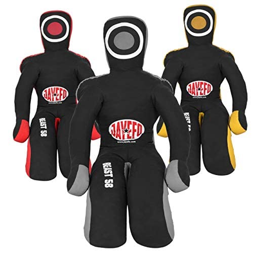 Jayefo Beast 58 BJJ Brazilian JIU Jitsu Wrestling Dummy for Grappling-Submission-Mixed Martial Arts-MMA-Training Punching Throwing Boxing Bag Practice Karate Judo.