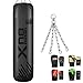 XN8 Sac de Frappe Suspendu Sac de Boxe Adulte 4ft 5ft Non REMPLI avec Gants de Boxe pour Punching MMA Kickboxing Muay Thai Gym Arts Martiaux Entraînement